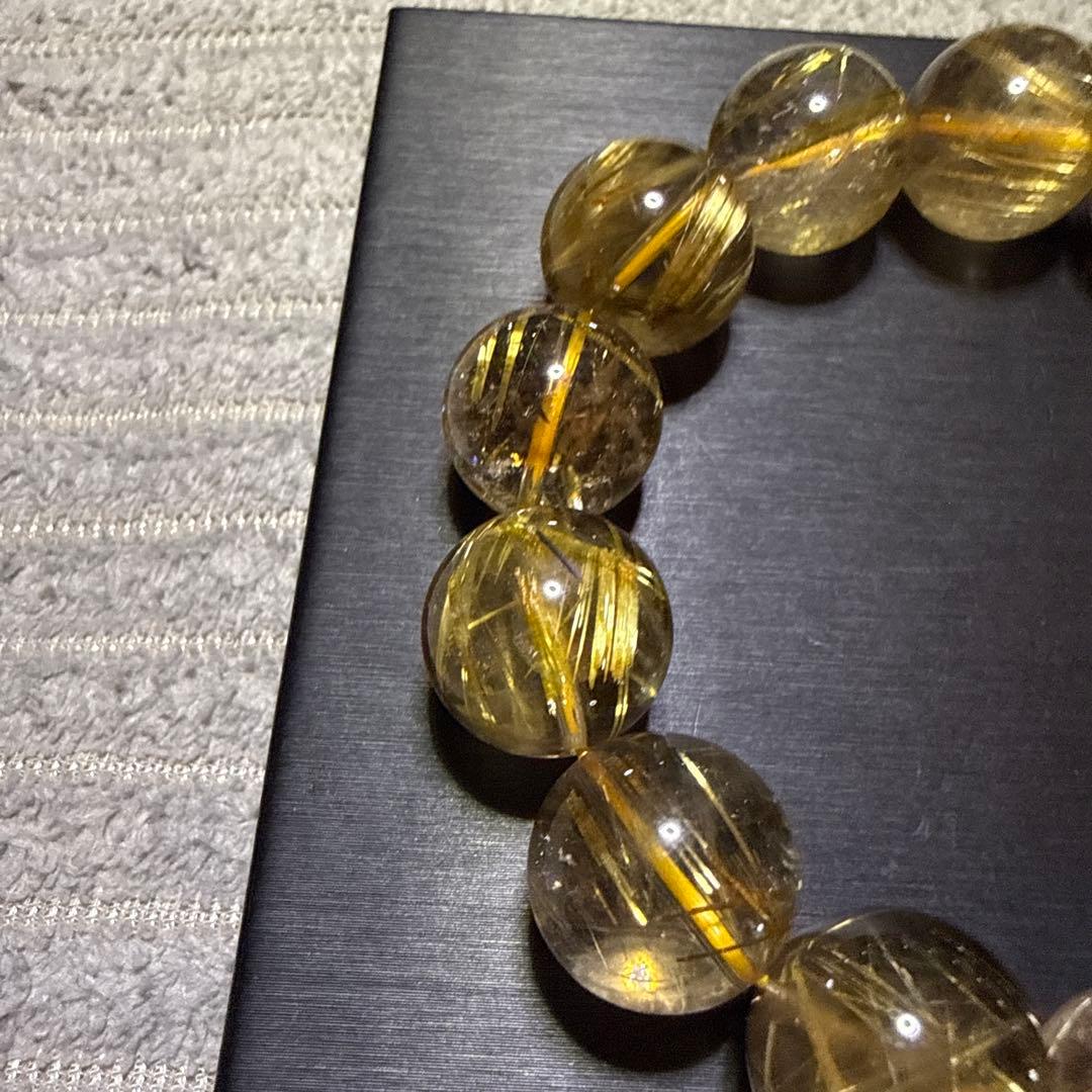 タイチンルチル ルチルクォーツ 天然石ブレスレット