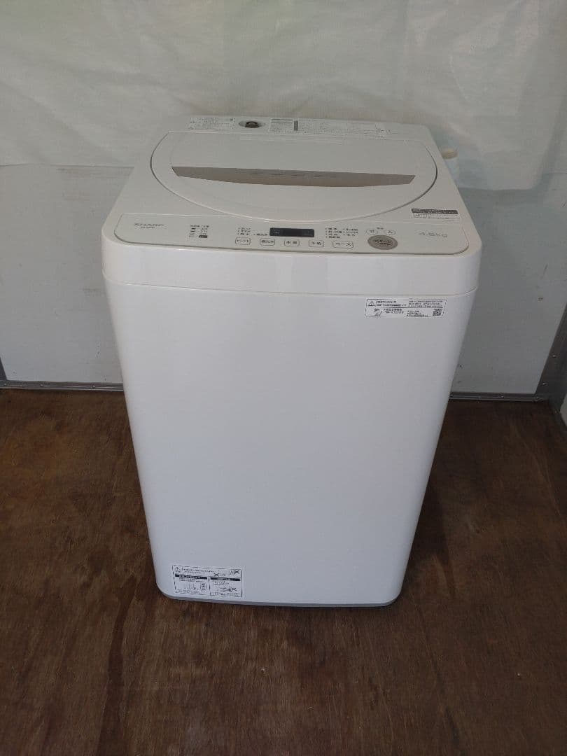 SHARP 4.5キロ洗濯機 ES-GE4E