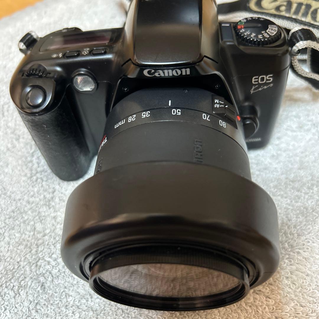 Canon EOS フィルム一眼レフカメラ Tamronレンズ2本【ジャンク品】