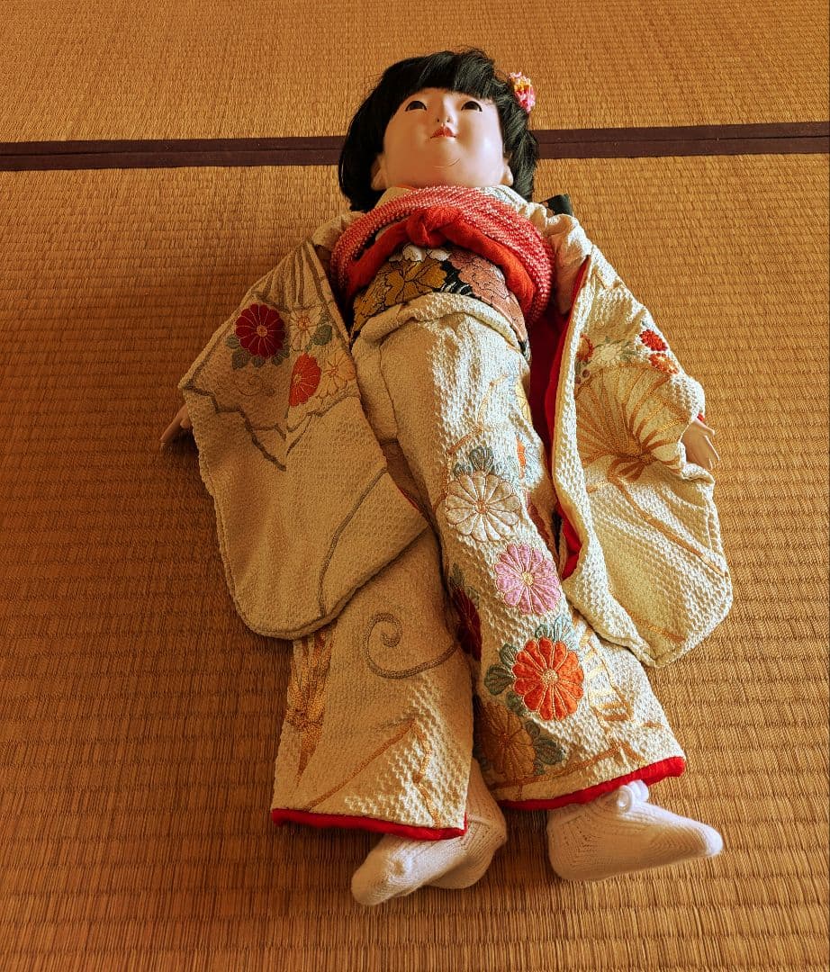【ルイ】18号 60ⅽⅿ大正ロマン昭和初期　市松人形　ビスクドール