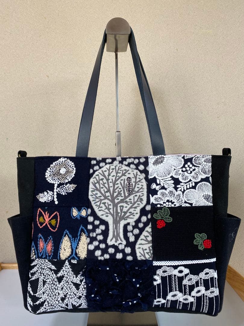 ミナペルホネン　ハンドメイド　トートバック