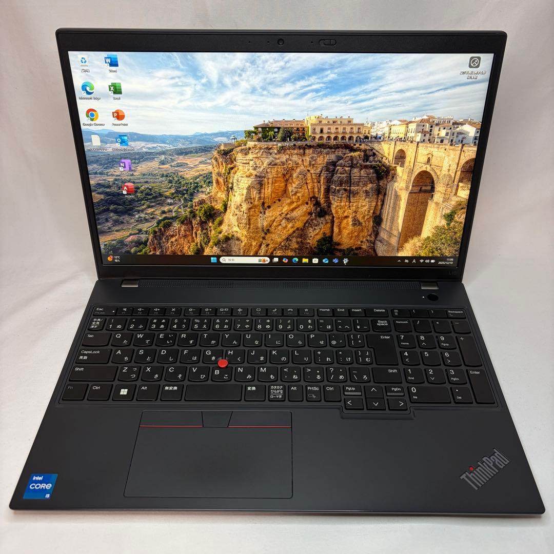 美品 ThinkPad L15 第12世代 i5 16GB 15.6型 フルHD