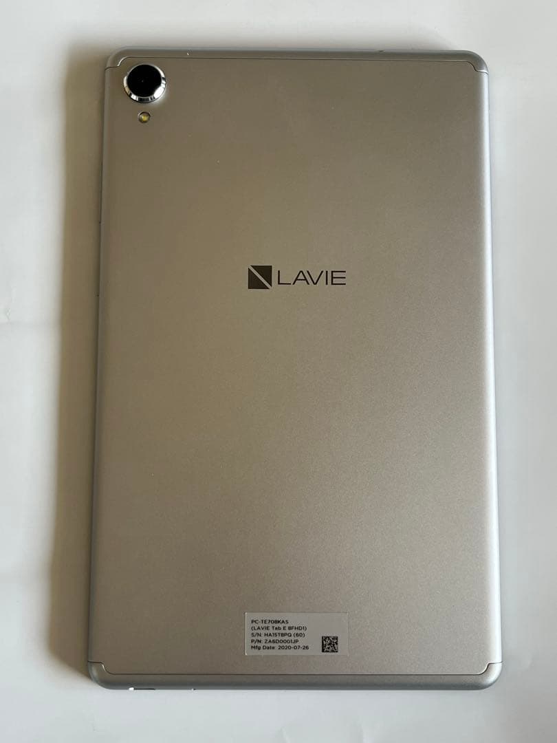 Androidタブレット本体 NEC LAVIE Tab E 8FHD1 PC-TE708KAS