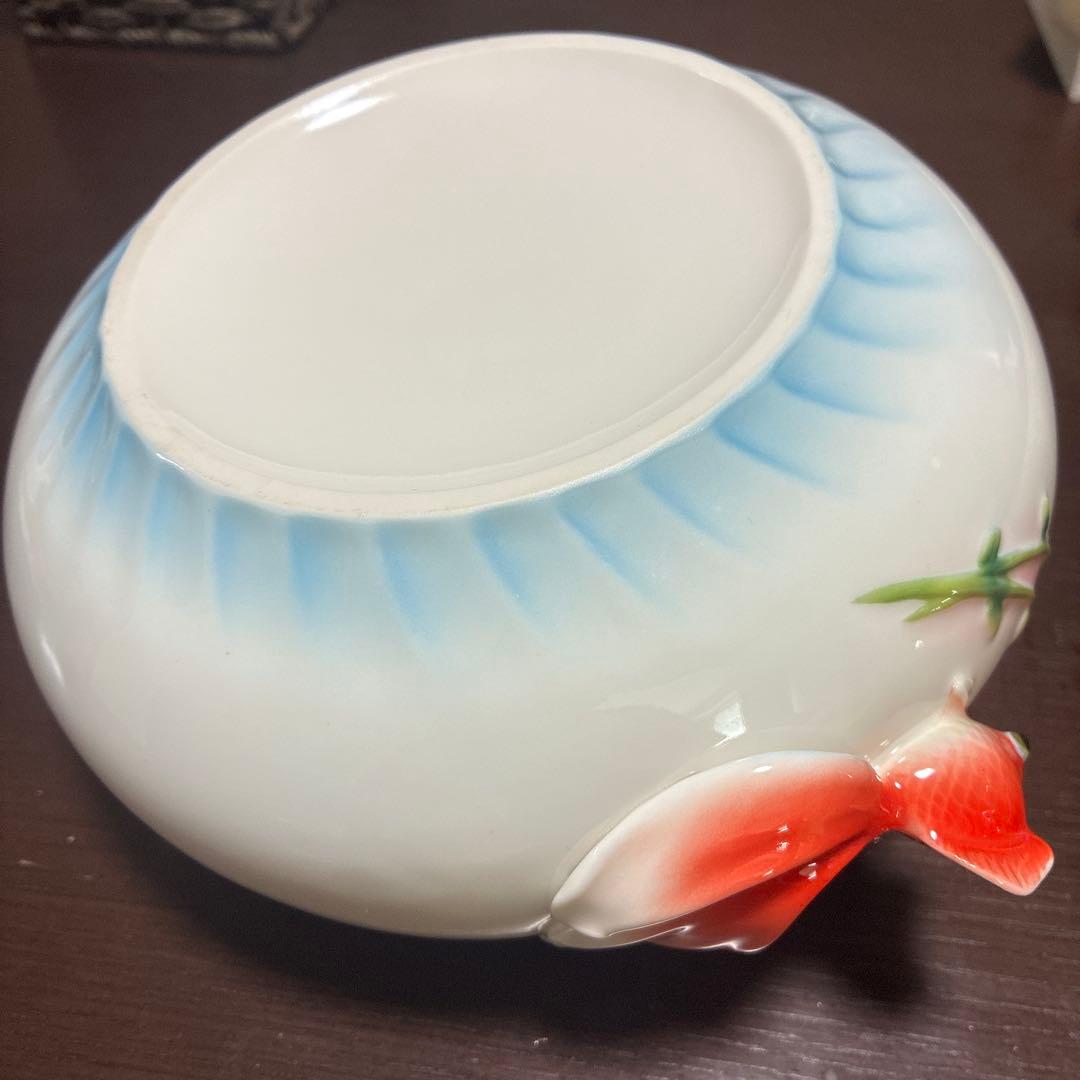 金魚付き陶器