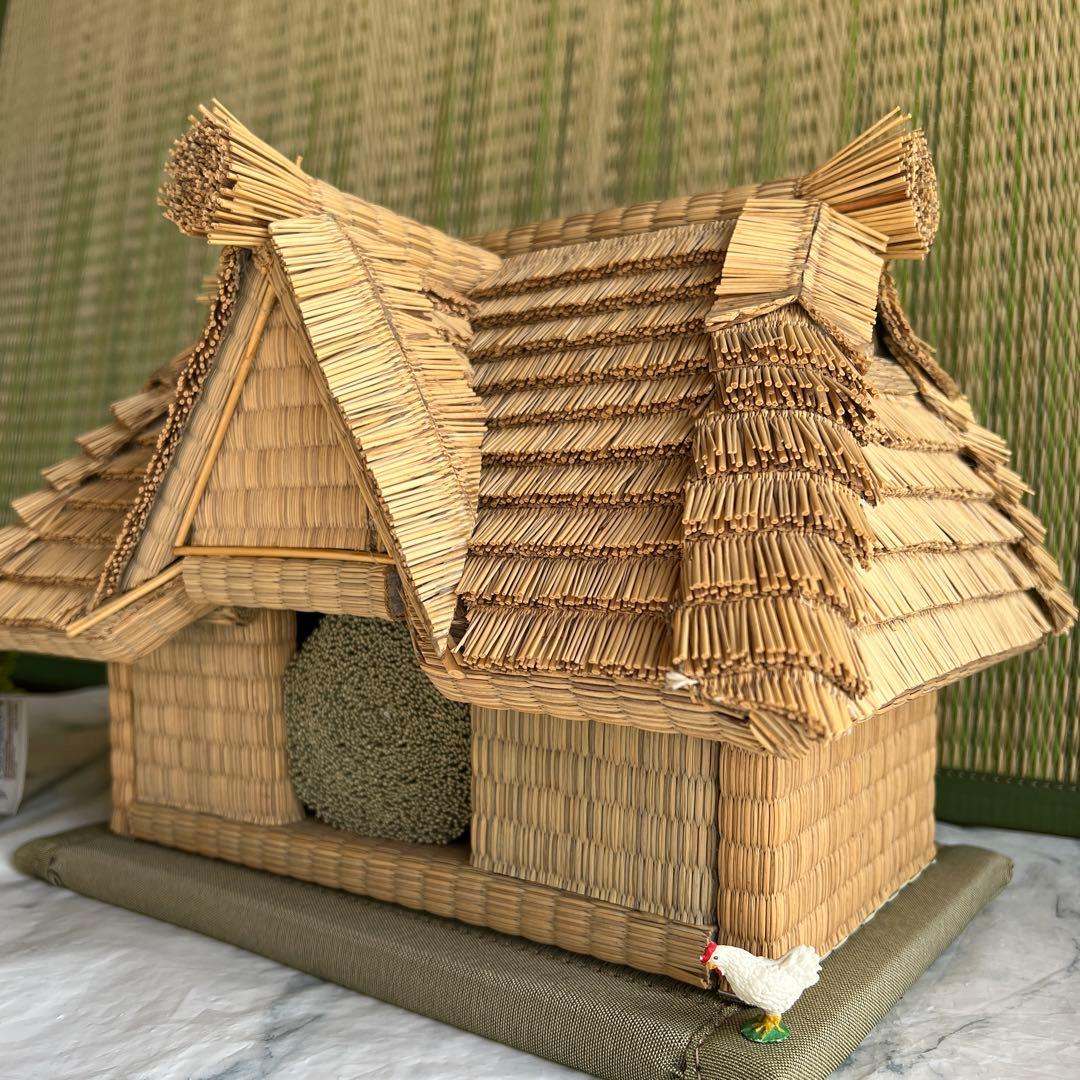 イグサ製　日本の伝統　【1点限り】匿名配送　ハンドメイド　日本古民家　天然い草家