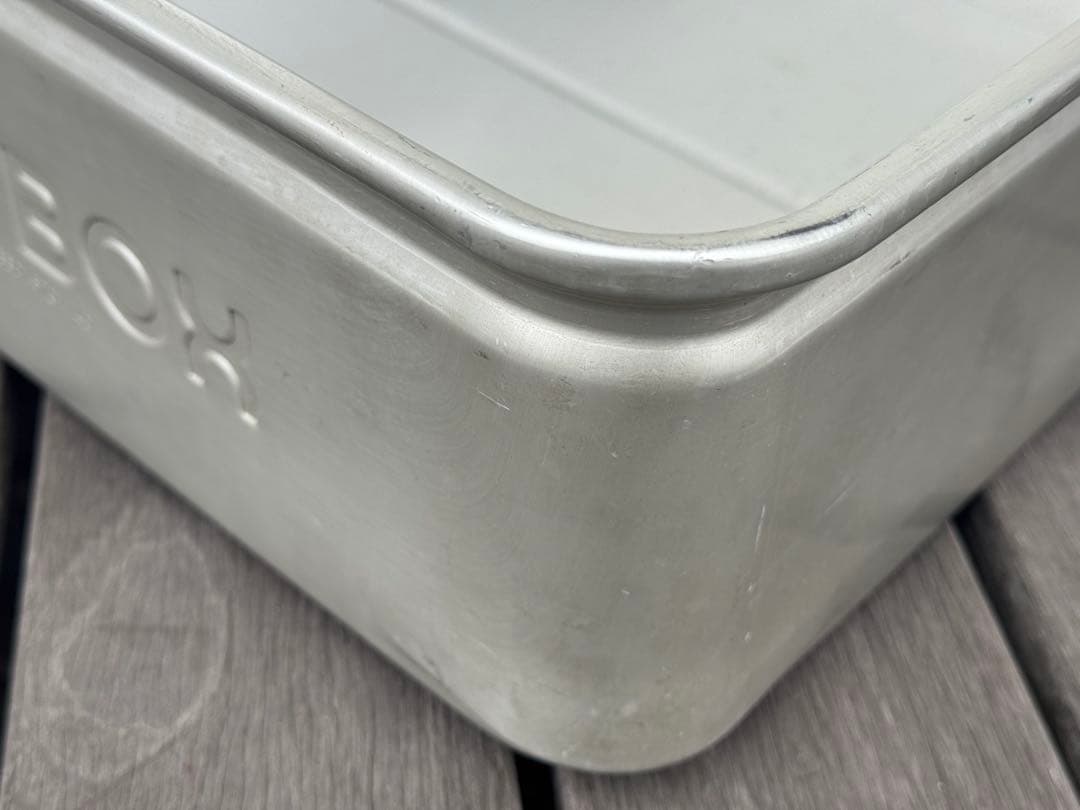 KING BOX アルミ製 収納ボックス パンケース 古道具 昭和レトロ