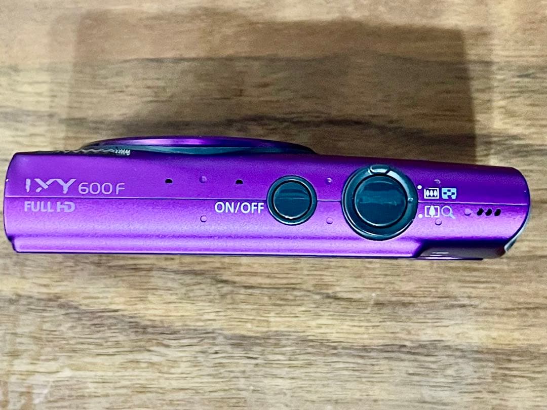 【CANON】 IXY600F パープル コンパクトカメラ　【美品】