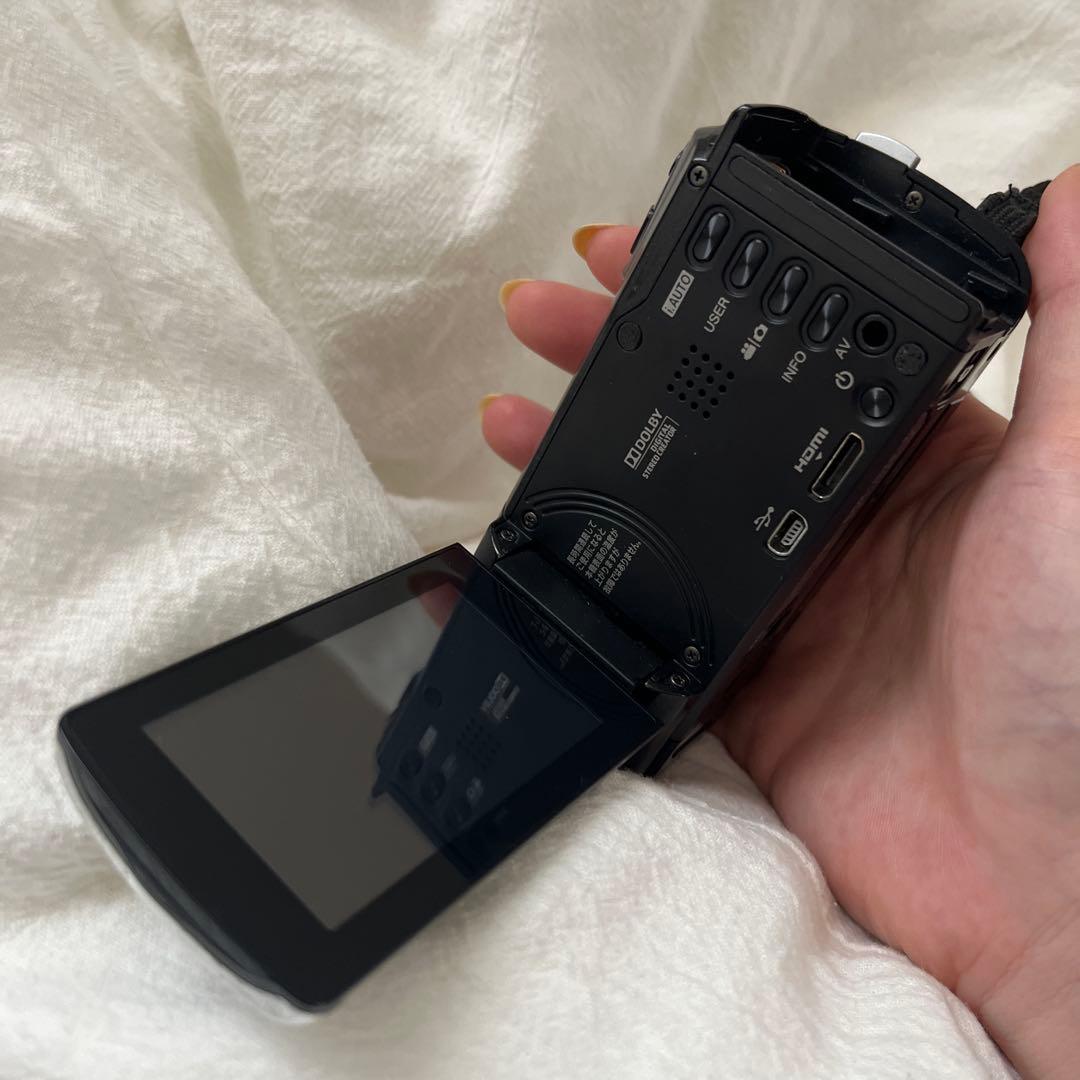 【動作確認ＯＫ】JVC Everio GZ-HM450 バッテリー２つ