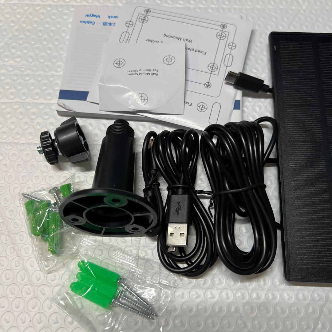 504626防犯カメラ 屋外ソーラー ワイヤレス WiFi対応 15000mAh