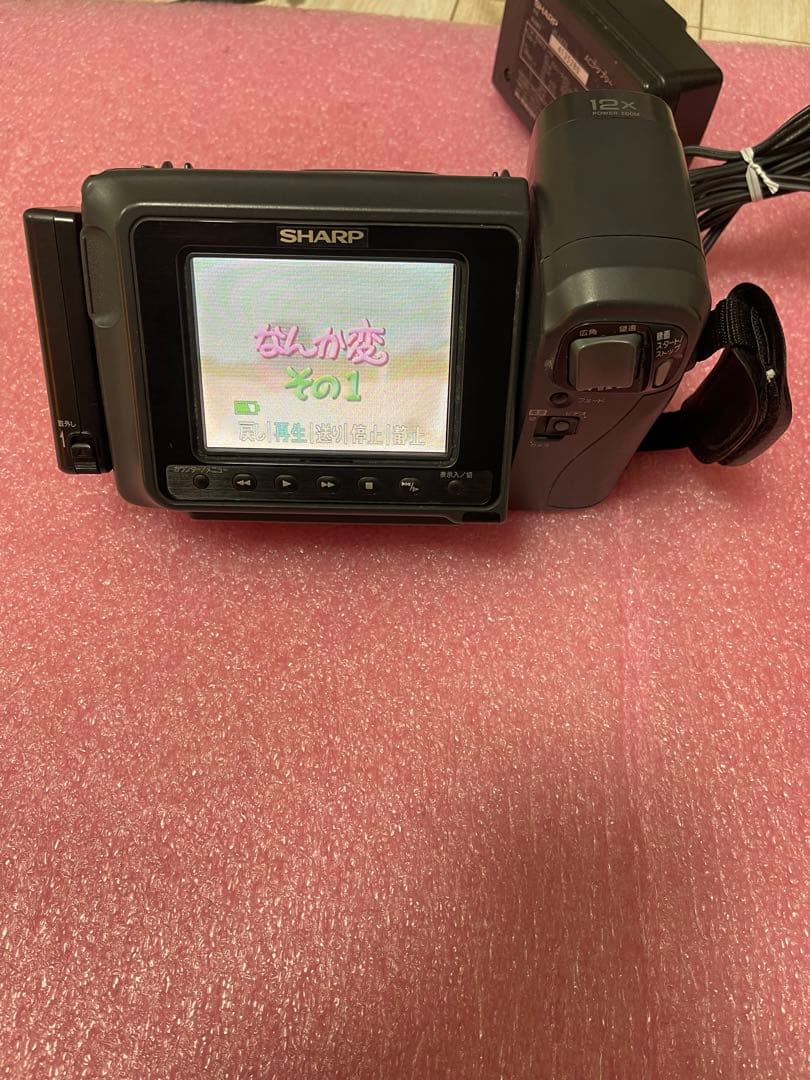 SHARP Video8 ビデオカメラ　VL-EL430動作品