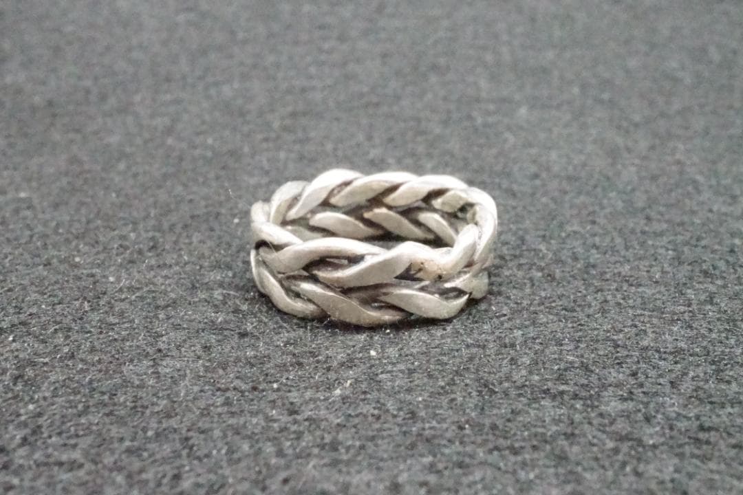 【シルバーアクセサリー】Sv925 ツイストリング