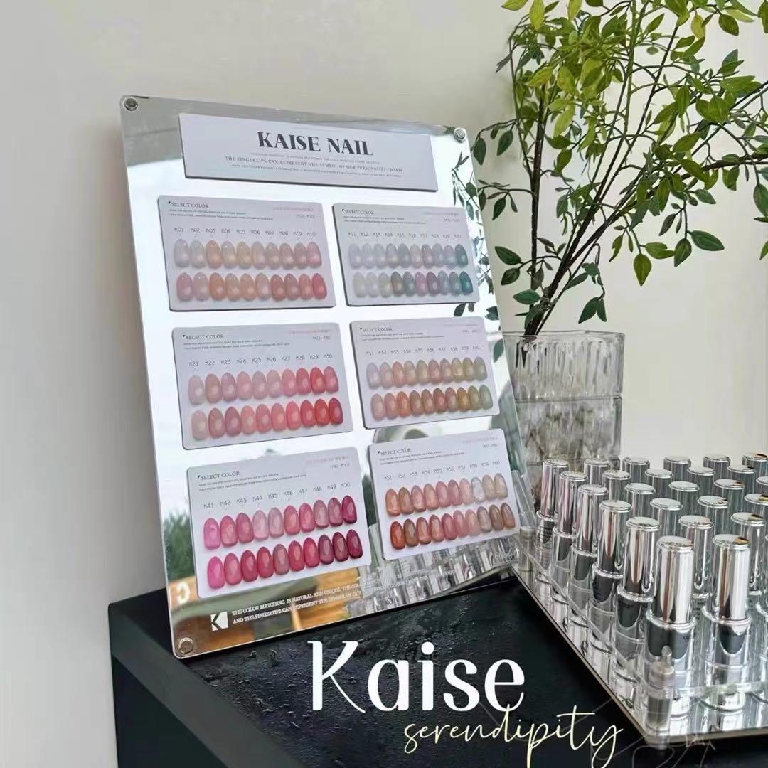 Kaise ネイルカラー60色　カラーチャート付き