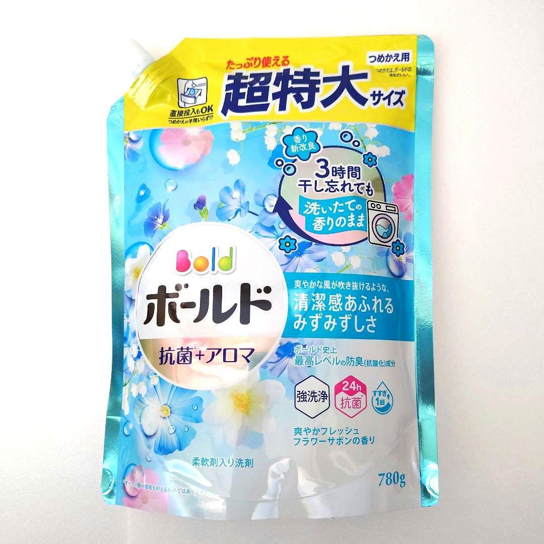 P＆G　ボールド　フラワーサボン　抗菌＋アロマ　超特大サイズ　780g　20袋