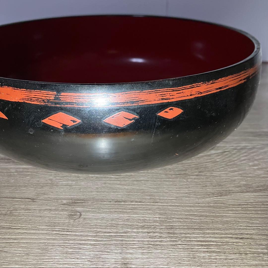 D-4 【天然木】秀衡塗り 漆器 菓子鉢 菓子器 盛鉢 金彩 朱塗り 黒塗り