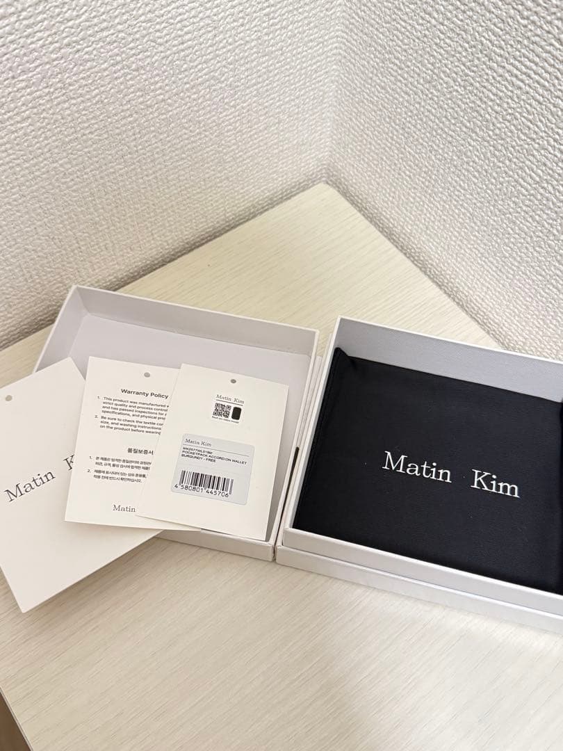 Matin Kim CardWallet　レッドブラウン