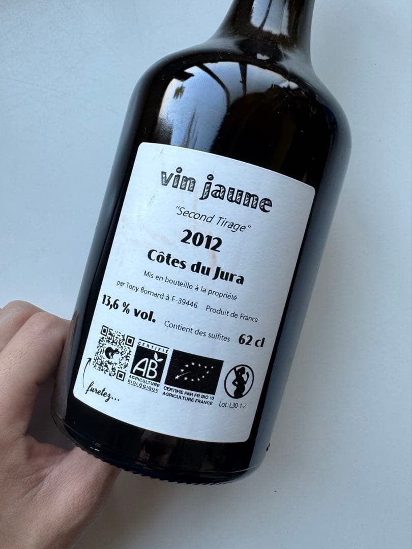 Tony Bornard Vin Jaune 2012 ボールナール