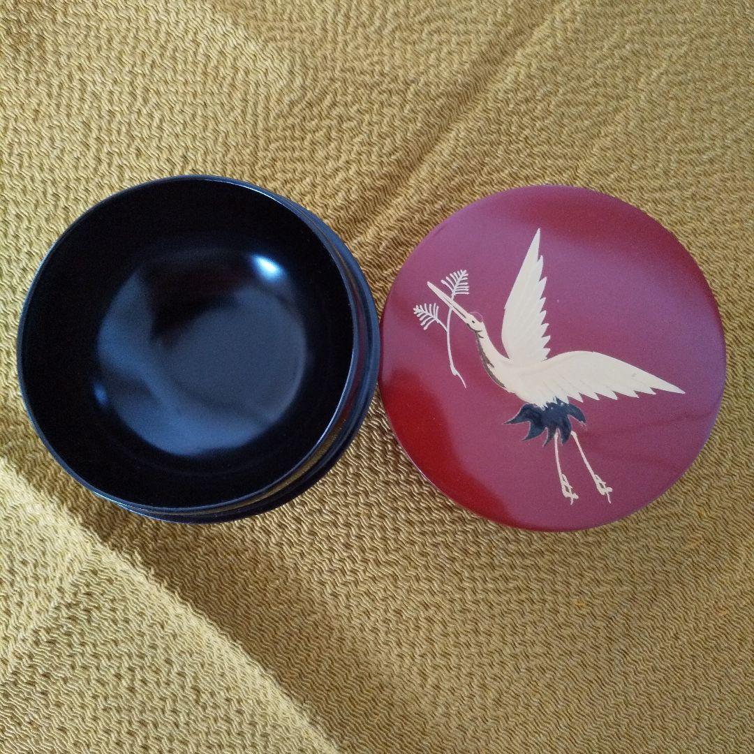 山中塗 蒔絵師 中村湖彩作 四季中棗 3点セット 共箱 共布【茶道具】
