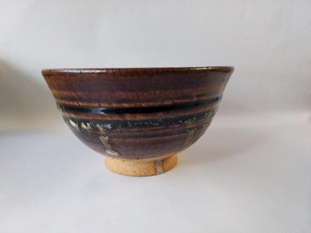 小久慈焼 小久慈窯 七代 岳芳 造 茶碗 茶道具 抹茶碗 共箱 栞 新品 未使用