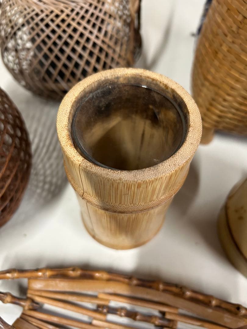 竹細工バスケット　まとめ売り