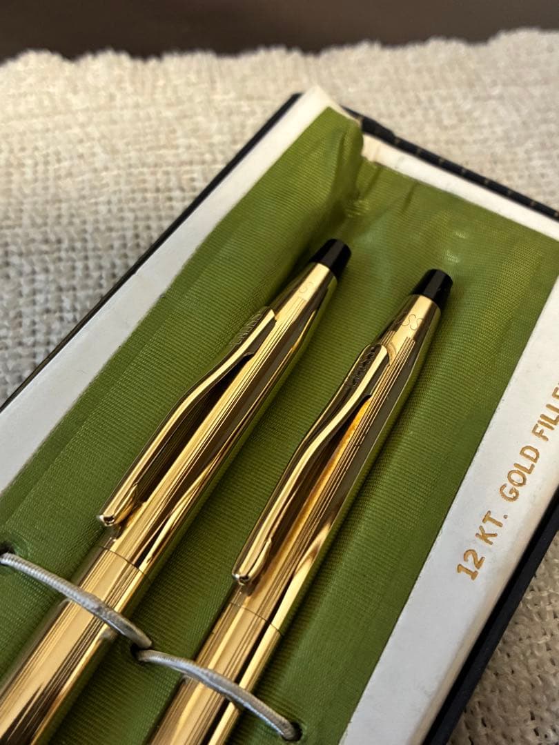 ⭐️CROSS 12KT GOLD FILLED ⭐️ボールペン／ペンシル2本セット