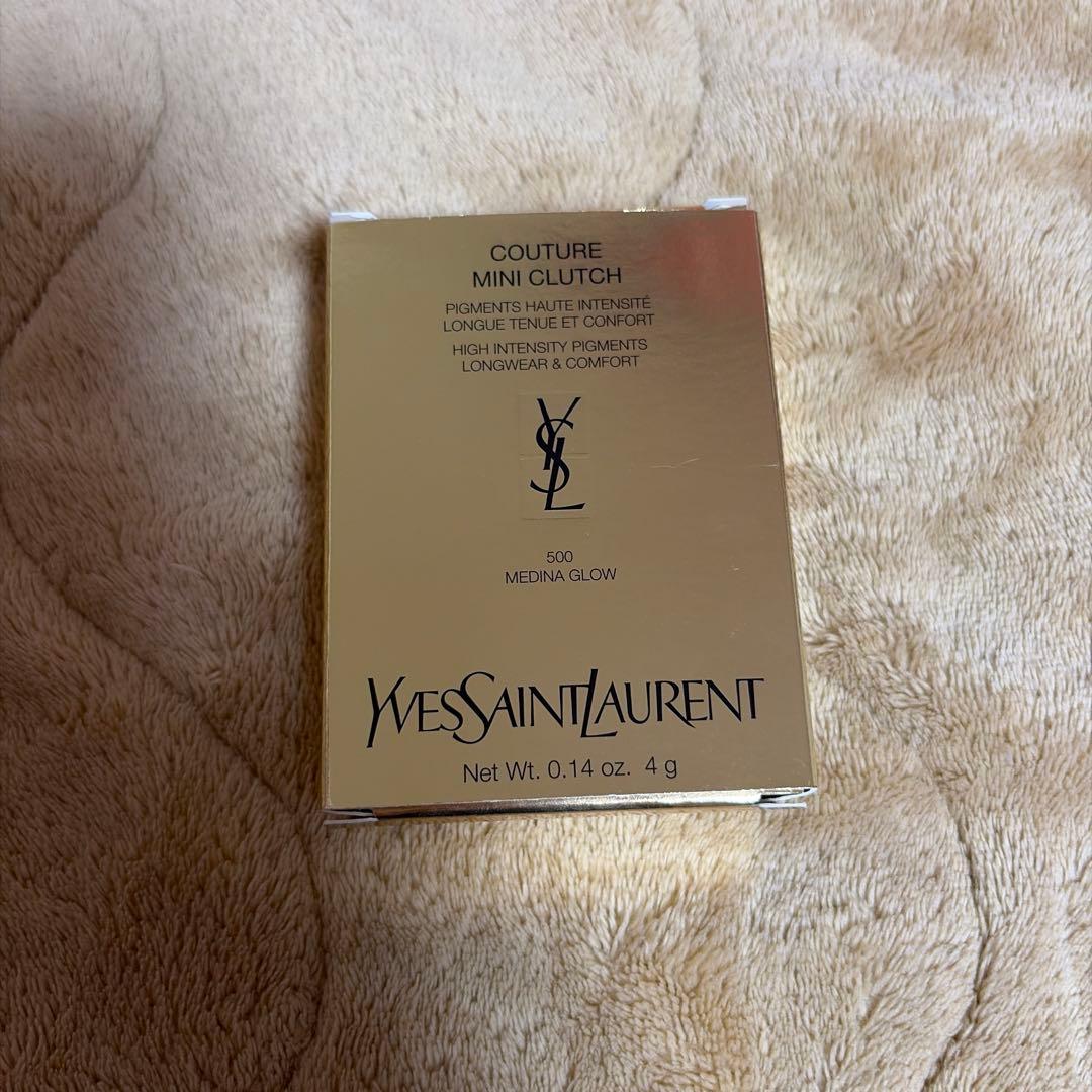 新品未使用　YSL クチュール　ミニ　クラッチ　 500 メディナ　グロウ