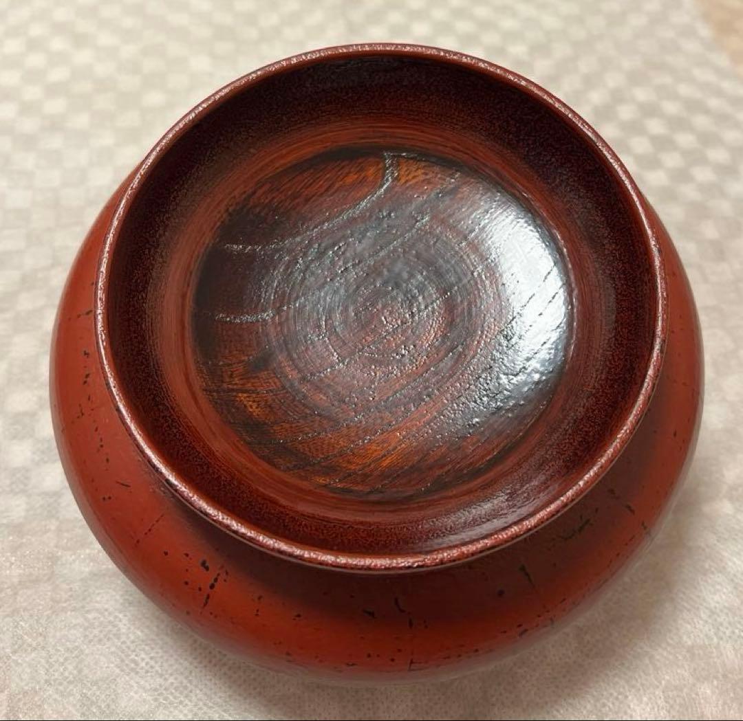 赤木明登氏作　茶の小皿「赤」