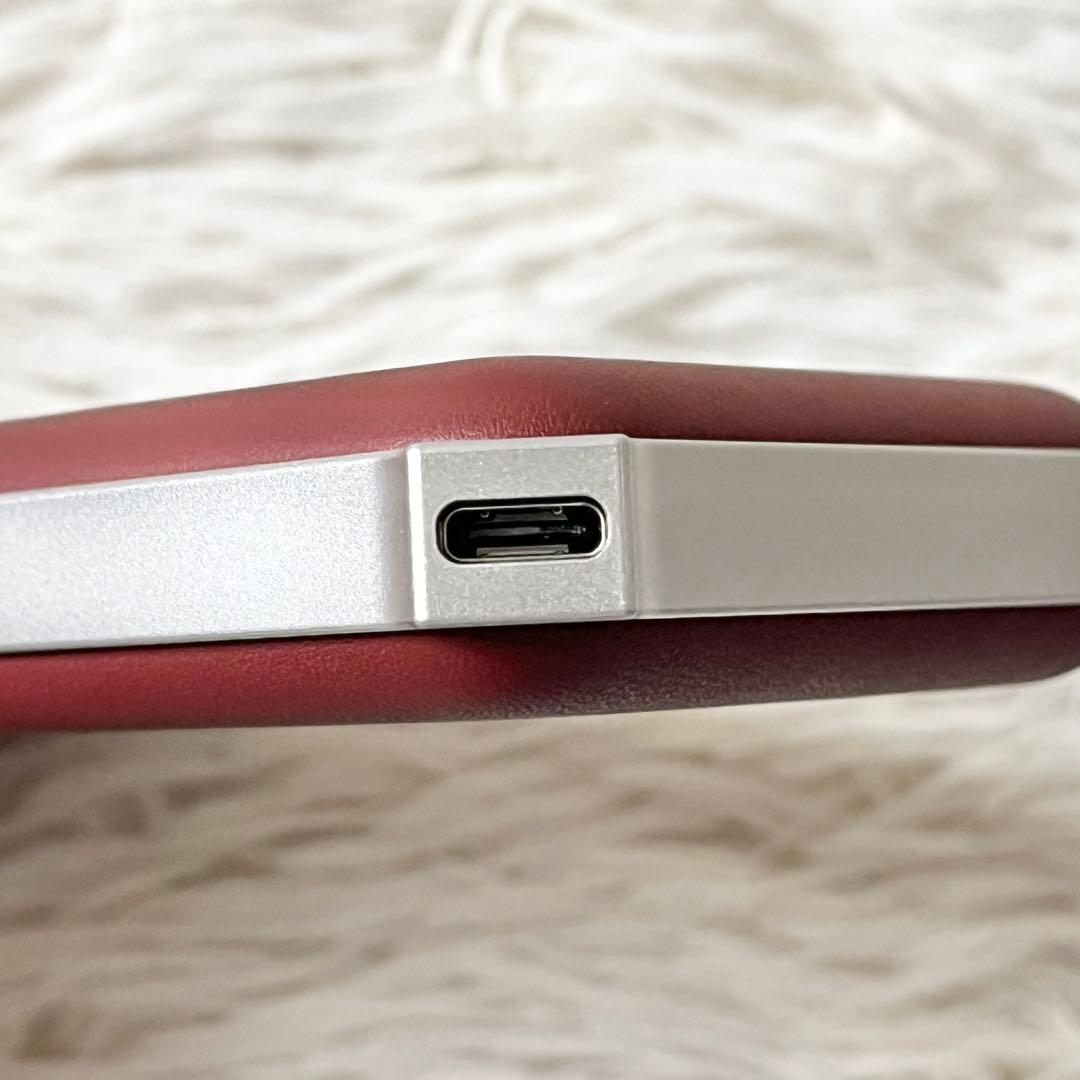 未使用　HERMES モバイルバッテリー　ヴォルトH マキシ　ボルドー