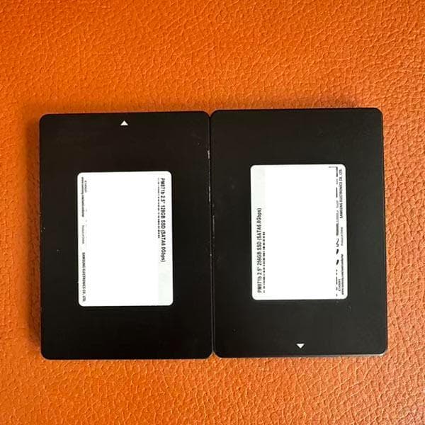 2点セット Samsung SATA 256GBSSD 101から500時間
