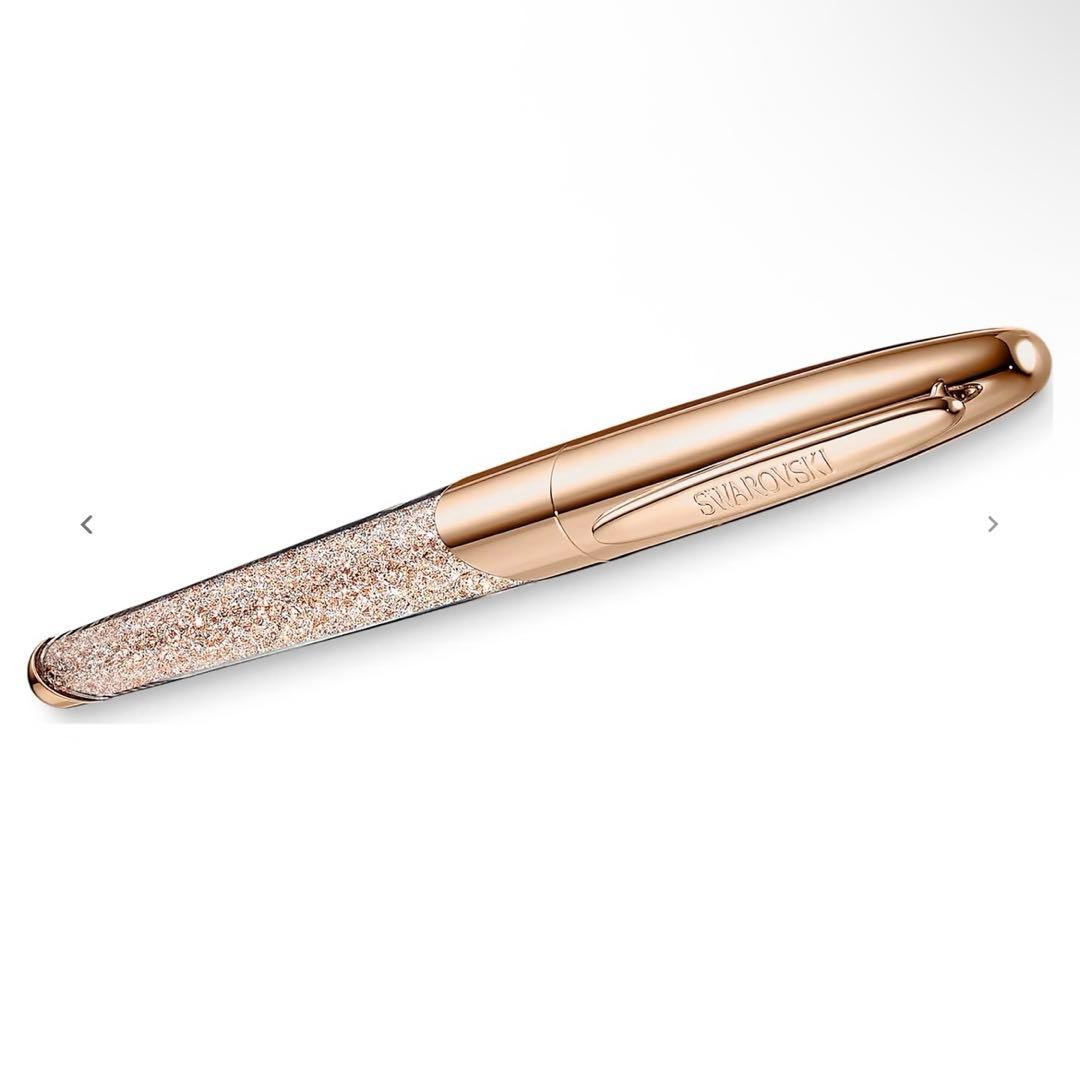 Swarovski スワロフスキー ローズゴールド ローラーボールペン