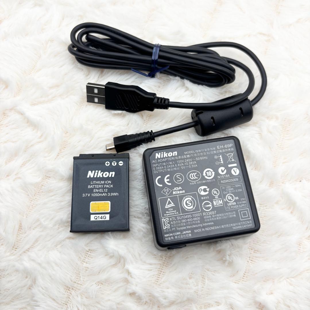 動作良好 Nikon COOLPIX S6100 レッド